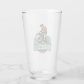 Shred University mountainbiken Glas (Achterkant)