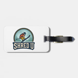 Shred University Skiën Bagagelabel