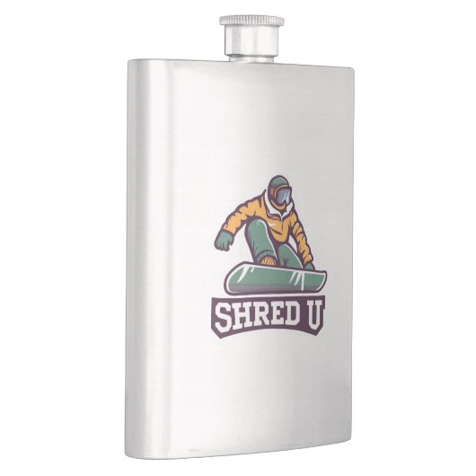 Shred University Snowboarden Flacon (Rechts)