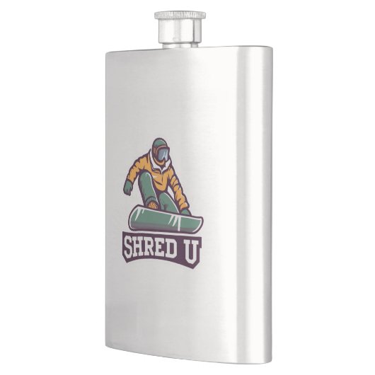 Shred University Snowboarden Flacon (Links)