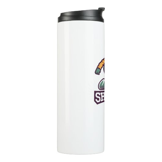 Shred University Snowboarden Thermosbeker (Gedraaid links)