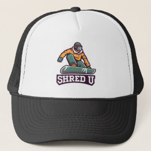 Shred University Snowboarden Trucker Pet