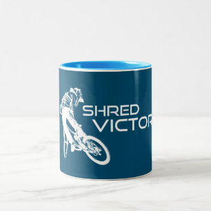 Shred Victor Idaho Mountainbiken Tweekleurige Koffiemok