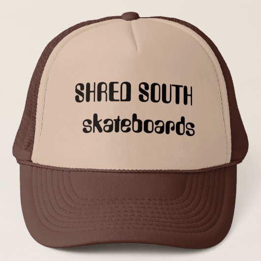 SHRED ZUID-skateboards Trucker Pet (Voorkant)