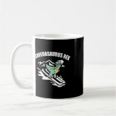 Shredasaurus Rex Ski Dinosaur Kinderen Grappig Ski Koffiemok (Links)