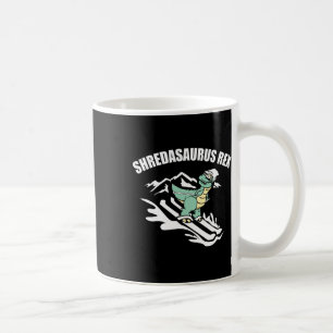Shredasaurus Rex Ski Dinosaur Kinderen Grappig Ski Koffiemok