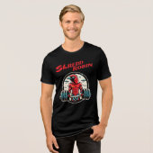 Shredd Robin fitness Tri-Blend Shirt (Voorkant volledig)