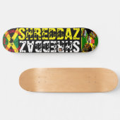 SHREDDAZ 8 1/4 "Skateboard Deck Persoonlijk Skateboard (Horizontaal)