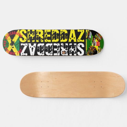 SHREDDAZ 8 1/4 "Skateboard Deck Persoonlijk Skateboard (Horizontaal)