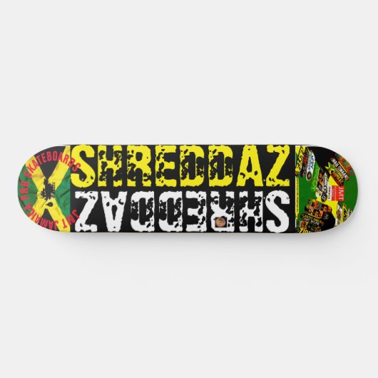 SHREDDAZ 8 1/4 "Skateboard Deck Persoonlijk Skateboard (Horizontaal)