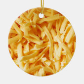Shredded Cheddar Cheese Keramisch Ornament (Voorkant)