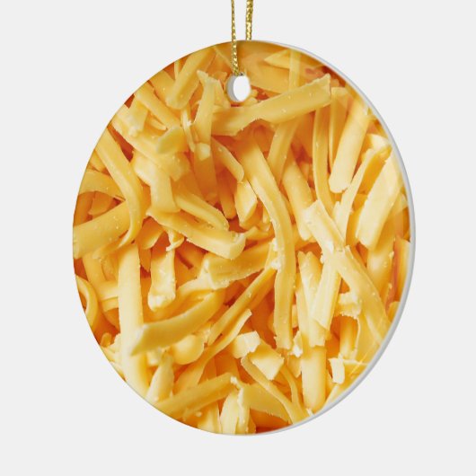 Shredded Cheddar Cheese Keramisch Ornament (Links)