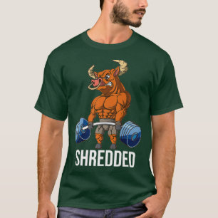 Shredded OX Lifting Gewichtheffen Deadlift Gym T-shirt