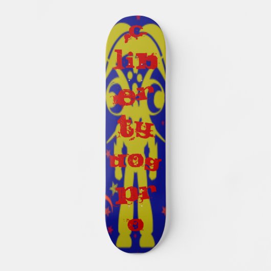 SHREDDER PRO PREMIUM ARGYLE MONSTER SKATEBOARD (Voorkant)