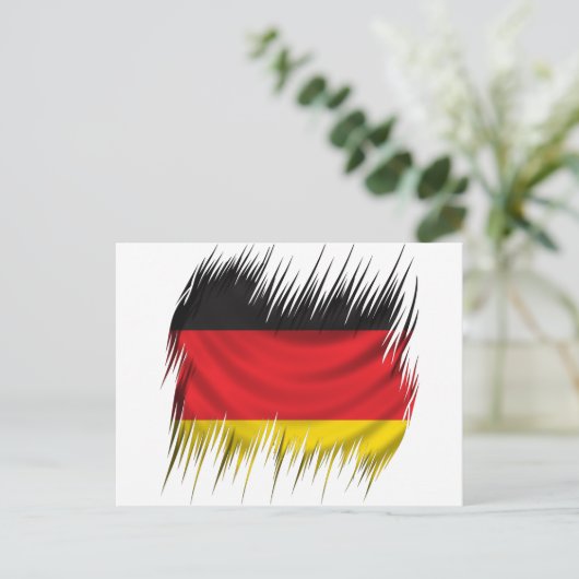 Shredders German Flag Briefkaart (Staand voorkant)