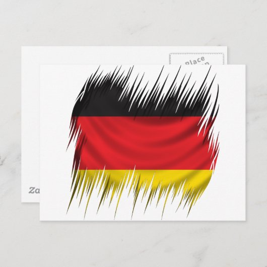 Shredders German Flag Briefkaart (Voorkant / Achterkant)