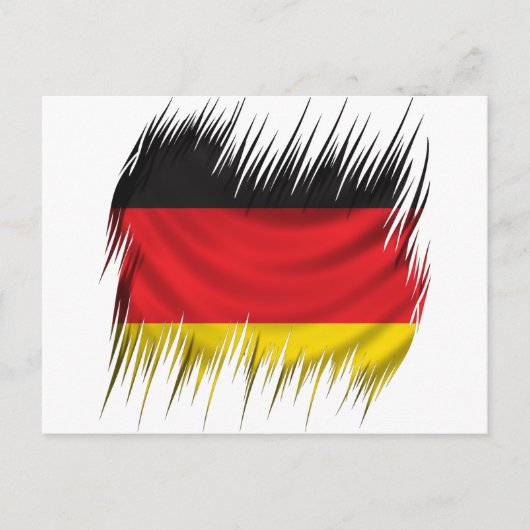 Shredders German Flag Briefkaart (Voorkant)