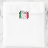 Shredders Italy Flag Ronde Sticker (Tas)