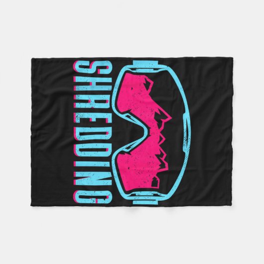 Shredding  fleece deken (Voorkant (Horizontaal))