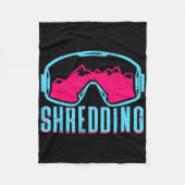 Shredding  fleece deken (Voorkant)