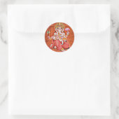 Shree Ganeshya Ronde Sticker (Tas)