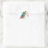 Shree Krishna Janmashtami Ronde Sticker (Tas)