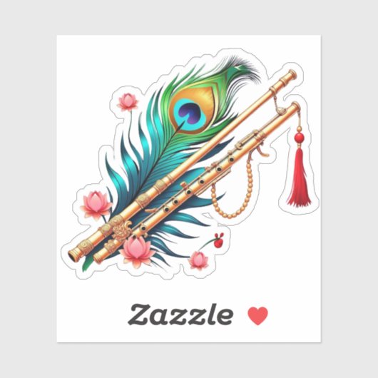 Shree Krishna Janmashtami Sticker (Vel)