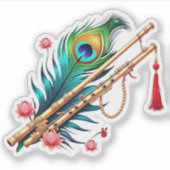Shree Krishna Janmashtami Sticker (Voorkant)