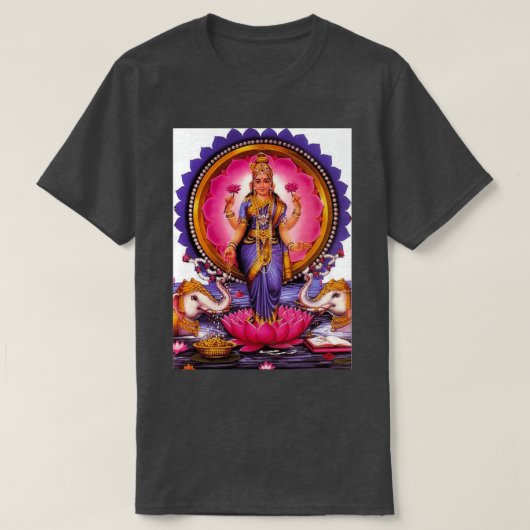 Shree Lakshmi Goddess of Love Prosperity Wealth Ha T-shirt (Design voorkant)
