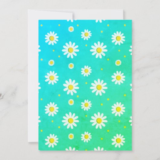 Shree Laxmi Puja Bloemen Uitnodiging (Achterkant)