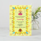 Shree laxmi puja om symbool uitnodiging (Staand voorkant)