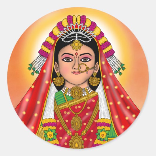 Shree Radha Stickers (Voorkant)