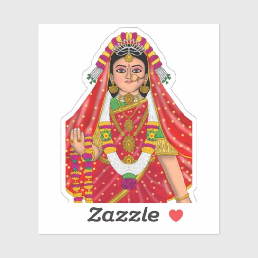 Shree Radha Stickers (Vel)
