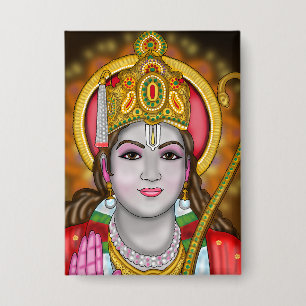 Shree Ram-knop Button