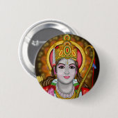 Shree Ram-knop Ronde Button 5,7 Cm (Voorkant /achterkant)