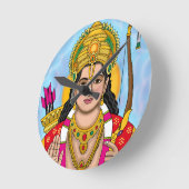 Shree Ram wandklok (Hoek)