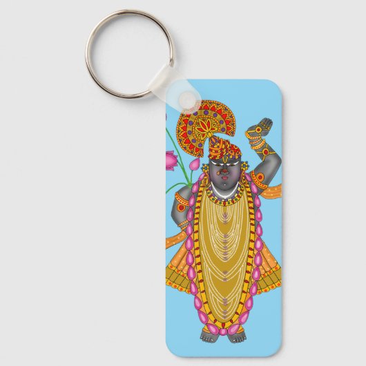 Shreenath Ji Keychain (Voorkant)
