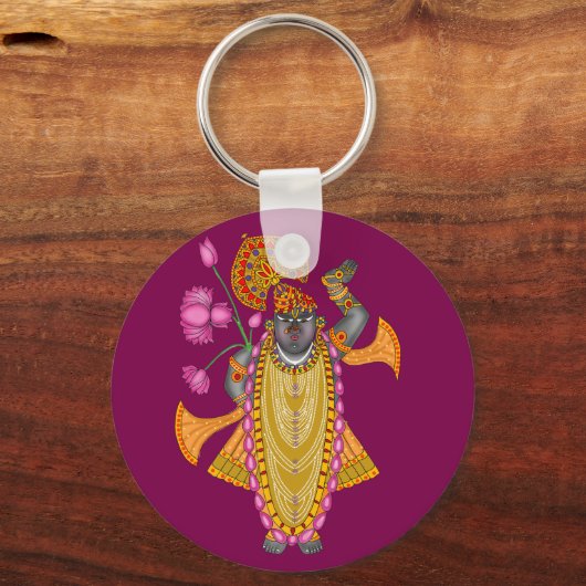 Shreenath Ji Keychain (Voorkant)