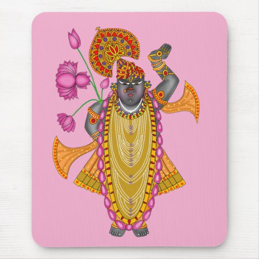 Shreenath Ji Mouse Pad Cover Muismat (Voorkant)