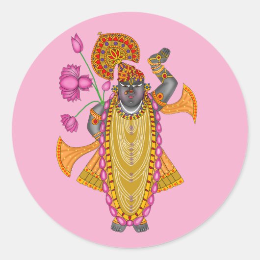 Shreenath Ji Stickers (Voorkant)