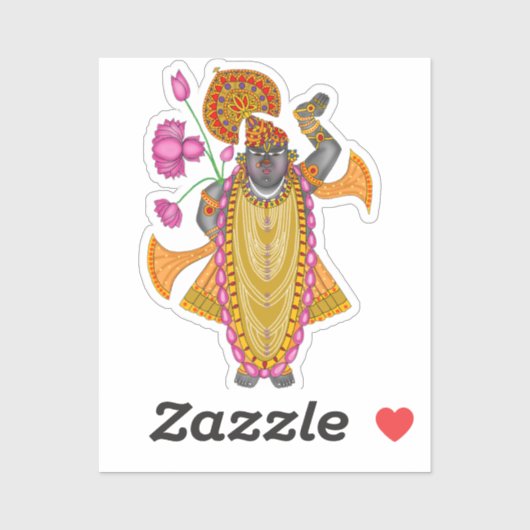 Shreenath Ji Stickers (Vel)