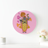 Shreenath Ji Wall Clock Grote Klok (Huis)