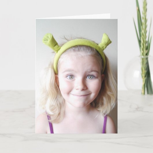 Shrek Feestdagen Kaart (Voorkant)