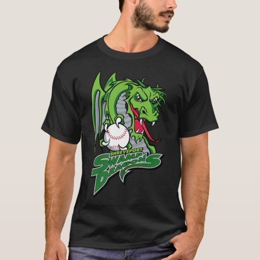 Shreport-moerasdraak met honkbalpelmoes t-shirt (Voorkant)