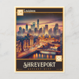 Shreveport, Louisiana |  Briefkaart