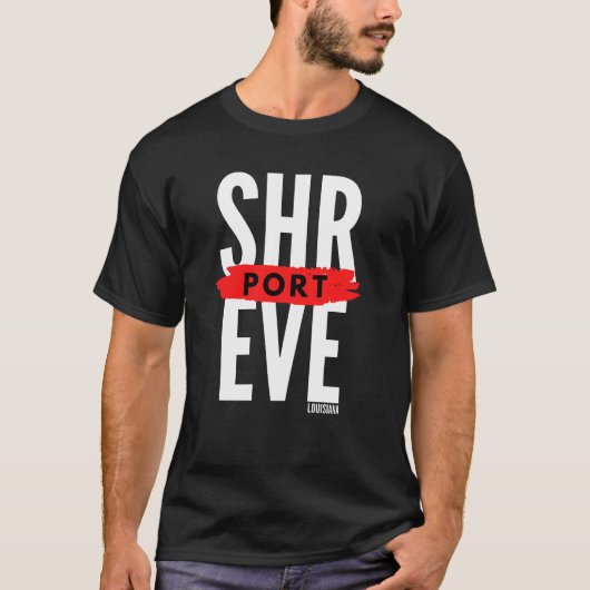 Shreveport Louisiana T-shirt (Voorkant)