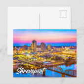 Shreveport, Louisiana, Verenigde Staten Briefkaart (Voorkant / Achterkant)