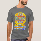 Shreveport Sun Shines Artful Sunshine T-shirt (Voorkant)