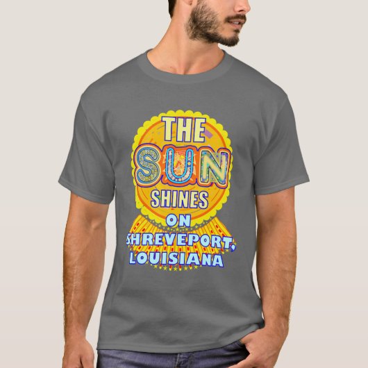 Shreveport Sun Shines Artful Sunshine T-shirt (Voorkant)