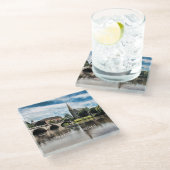 Shrewsbury, Engeland Glazen Onderzetter (Schuin)